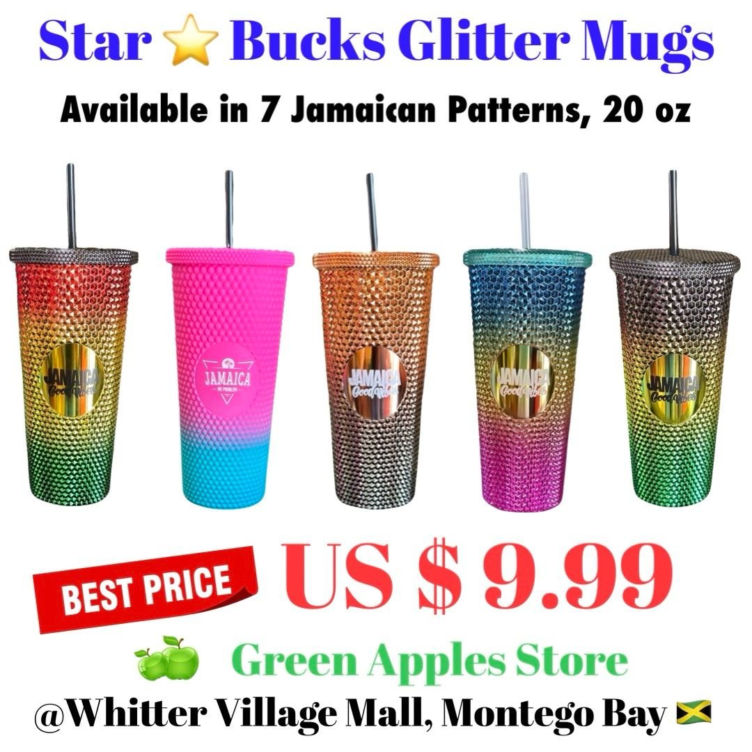 star bucks glitter mugs